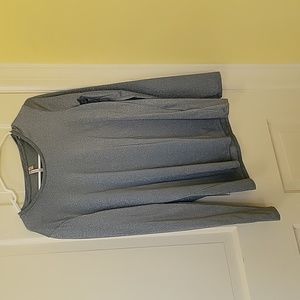 Silver long sleeve t-shirt